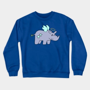 Angel Rhino Crewneck Sweatshirt